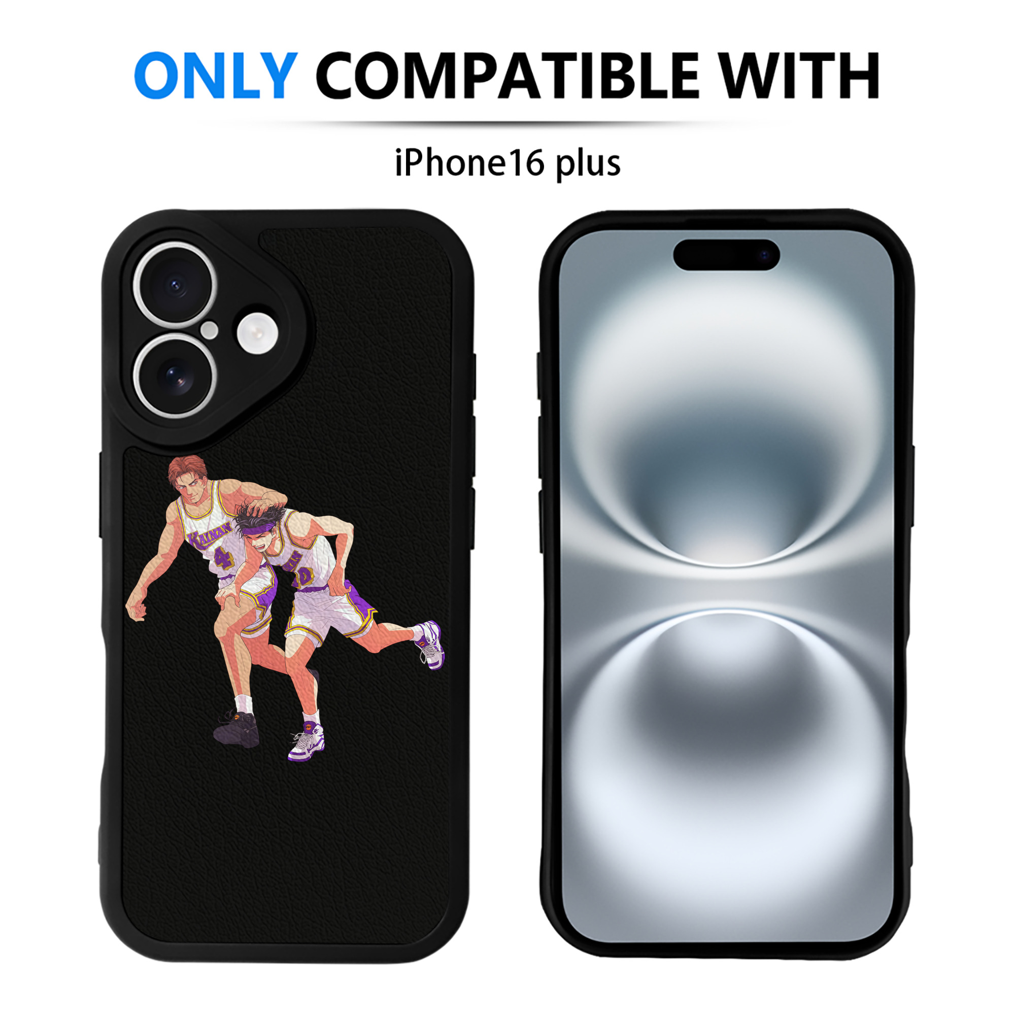 （画像用） SLAM DUNK／スラムダンク 【iPhone 16シリーズ対応】シリコンスマホケース（レザー調） 材質：シリコン